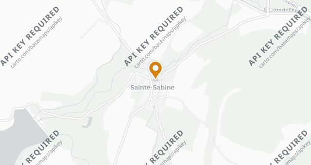 Map showing Restaurant Lassey - Château Sainte-Sabine