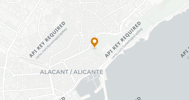 Map showing La Ereta