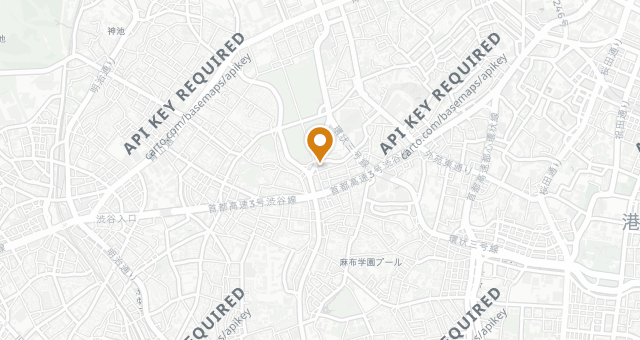 Map showing Nishiazabu Otake