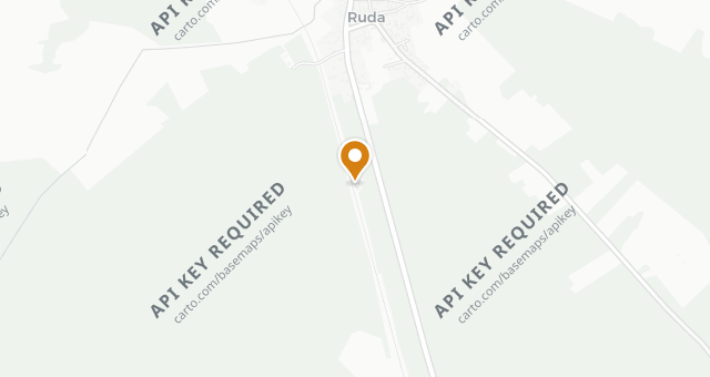 Map showing Ruda