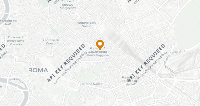 Map showing Terrazza dei papi