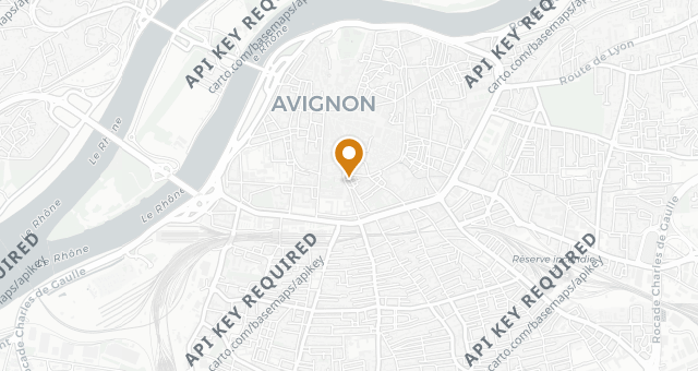 Map showing L'Agape