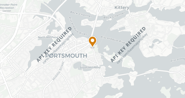 Map showing The Puddle Dock Restaurant