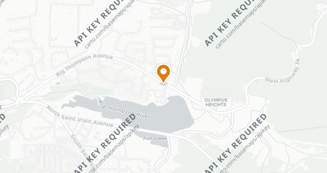Map showing Hunter's Chophouse