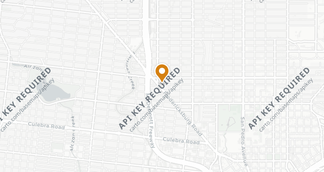 Map showing Garcia's Mexican Food