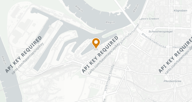 Map showing Riva Restaurant & Bar