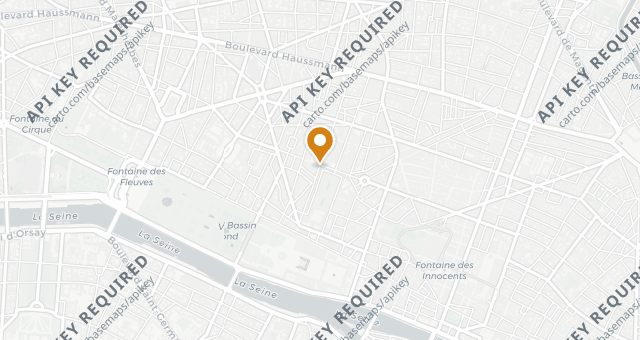 Map showing Table by Bruno Verjus