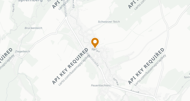 Map showing Lindners Grenzschänke
