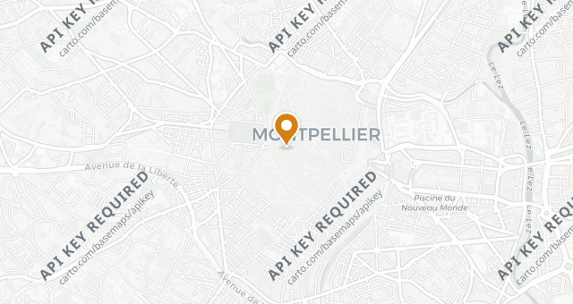 Map showing Pastis Restaurant