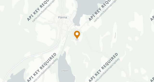 Map showing Färna Herrgård & Spa