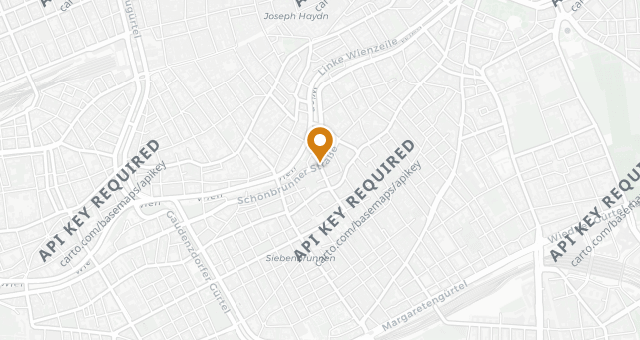Map showing Blauer Salon