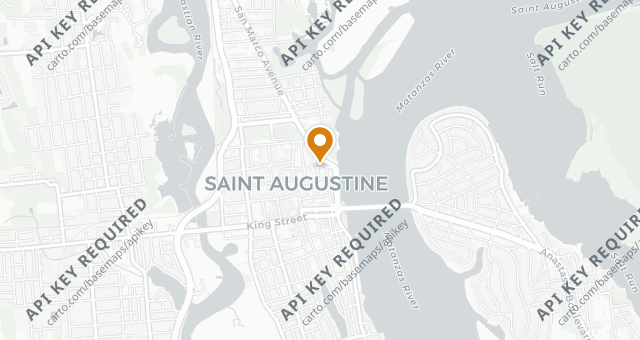 Map showing Michael's St. Augustine