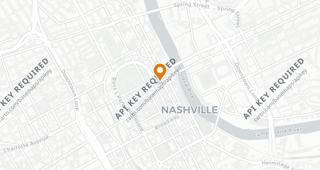 Map showing Jeff Ruby's Steakhouse