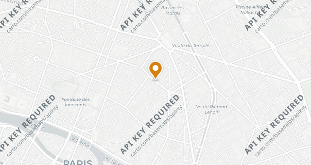 Map showing Chez Taeko