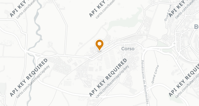 Map showing Corso