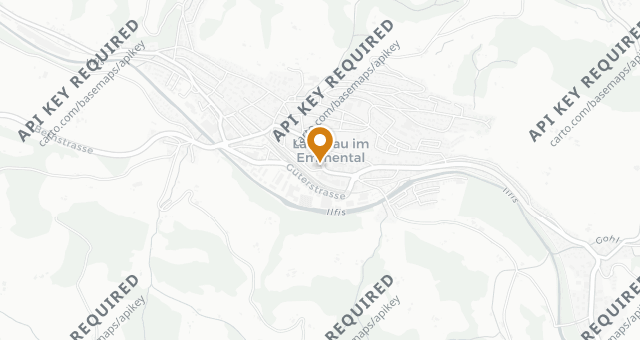 Map showing Hotel Emmental