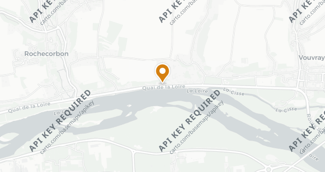 Map showing Les Hautes Roches