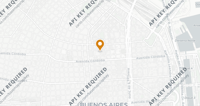 Map showing Restó SCA