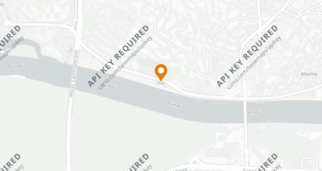 Map showing RIVERBANK Restaurant