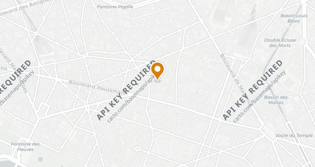 Map showing La Boule Rouge