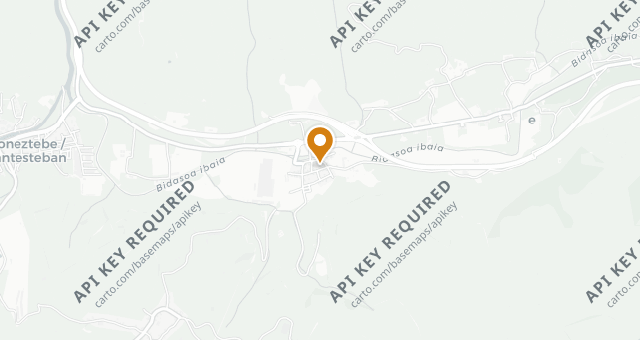 Map showing Arotxa