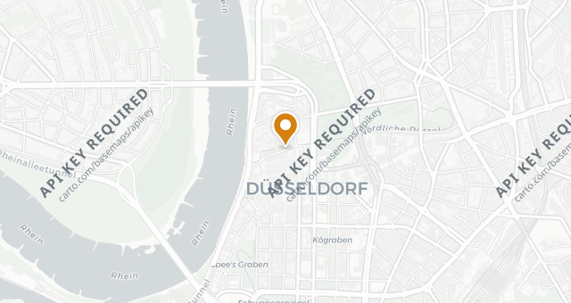Map showing Brasserie Stadthaus