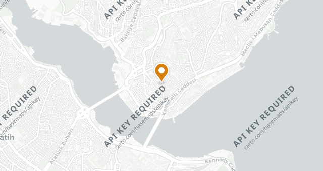 Map showing Güney Restaurant