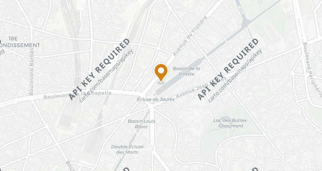 Map showing Gina