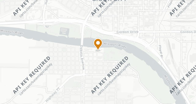 Map showing Kahill's Chophouse