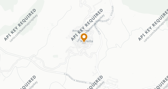 Map showing Mesón del Pastor
