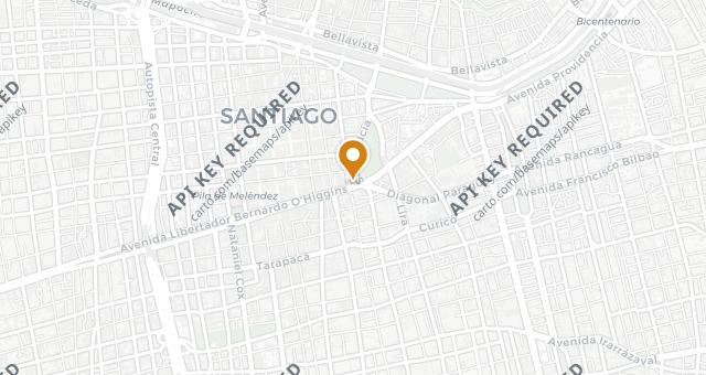 Map showing Lucia