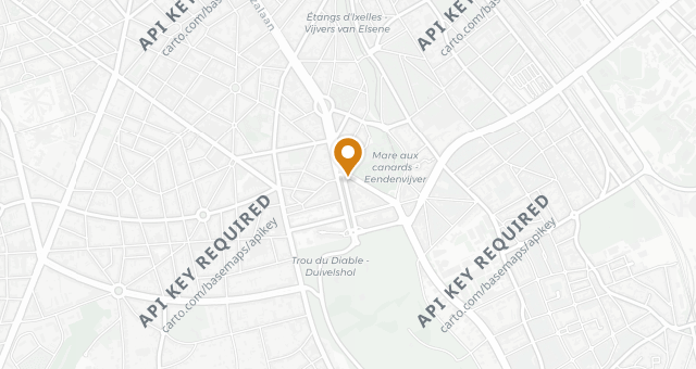 Map showing La Villa in the Sky