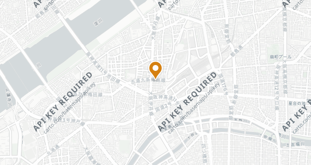 Map showing Izakaya Tokitame