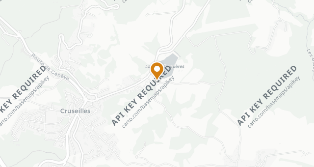 Map showing L'Arborescence