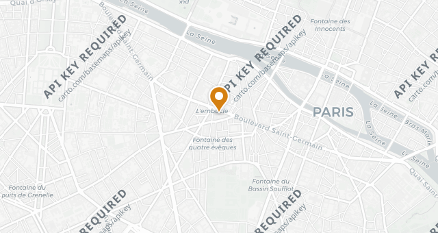 Map showing La Table de Mee