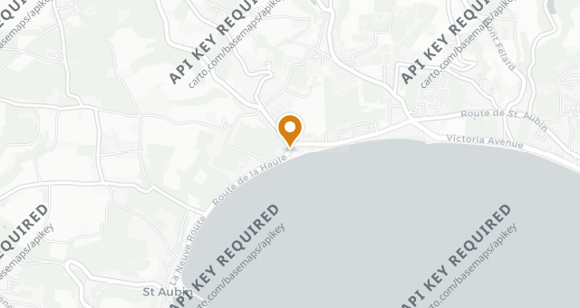 Map showing Mark Jordan at the Beach