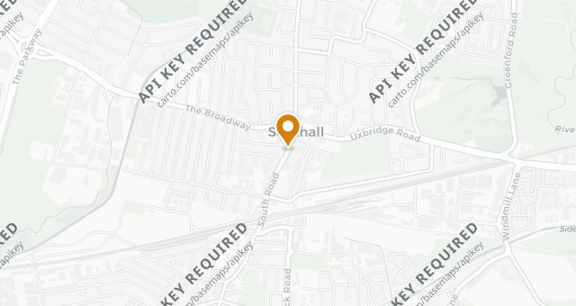 Map showing Madhu's Southall