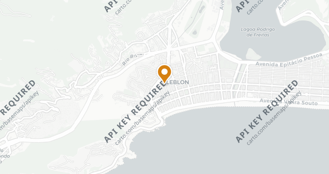 Map showing Sushi Leblon
