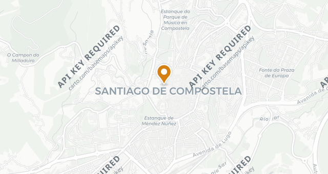 Map showing Casa Marcelo