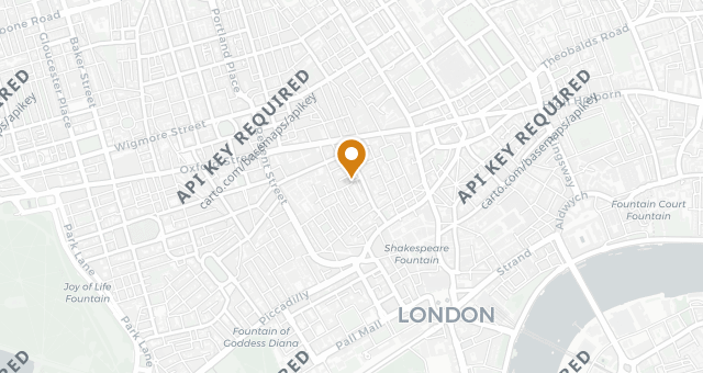 Map showing Yauatcha