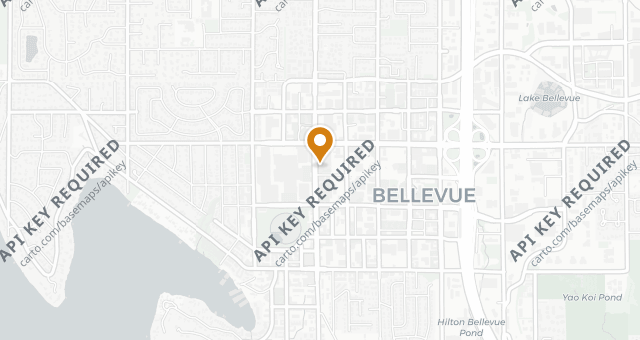 Map showing STK Bellevue