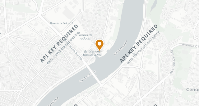 Map showing Le 7 Restaurant Panoramique
