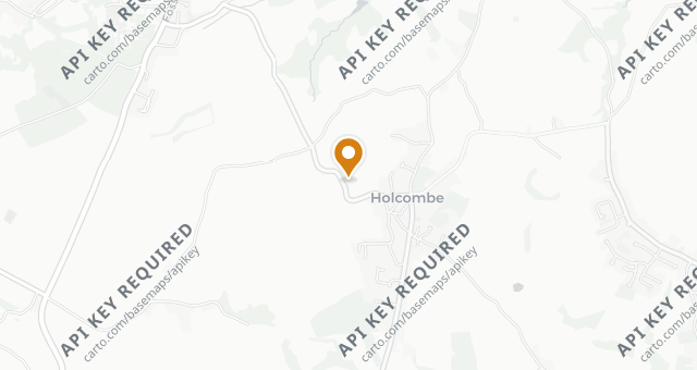 Map showing The Holcombe