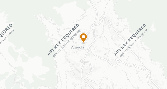 Map showing La Corte degli Dei