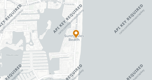 Map showing Il Mulino New York at Acqualina Resort