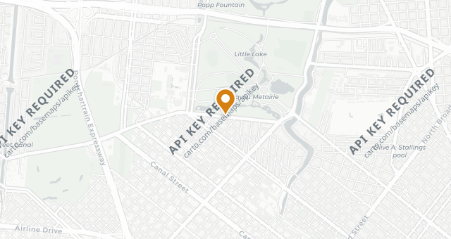 Map showing Ralph's On The Park