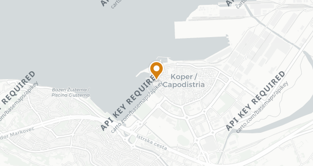 Map showing Restavracija Capra