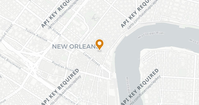 Map showing The Pelican Club