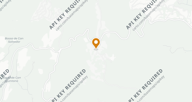 Map showing Can Roquet
