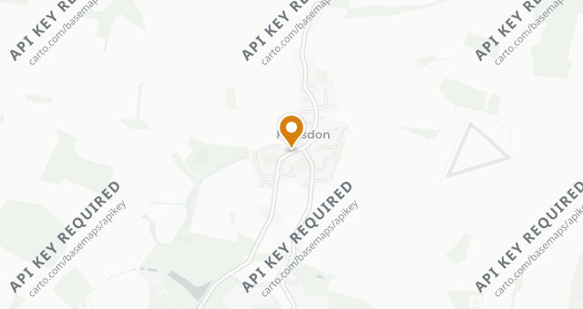 Map showing Fox & Hounds